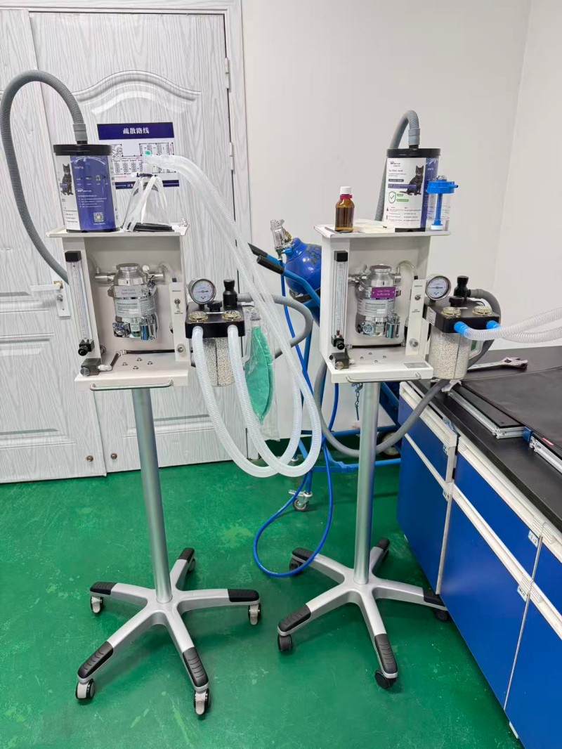 四川橫豎生物科技股份有限公司-大動物麻醉機安裝完成